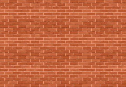 Seamless Brick Wall Background Stock Illustration