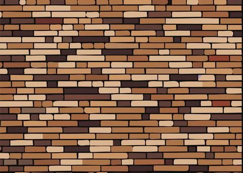 Seamless brick wall background. Vector illustration. Stock-Illustration