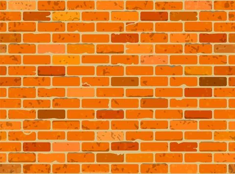 Seamless Brick Wall Stock Illustration
