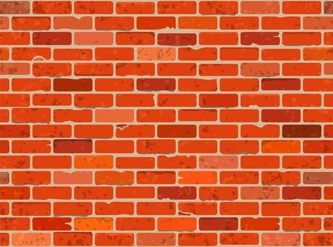 Seamless Brick Wall Stock Illustration