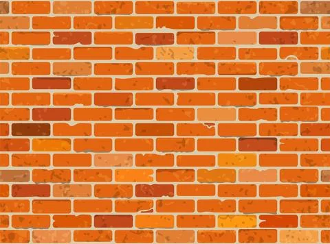 Seamless Brick Wall Stock Illustration