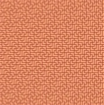 Seamless brick wall pattern in Chinese style イラスト素材