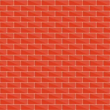 Seamless brick wall pattern Stock Illustration