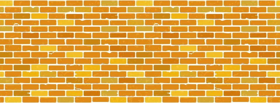 Seamless Brick Wall Texture Illustration