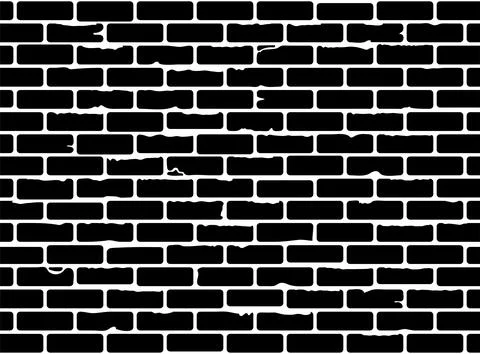 Seamless Brick Wall Texture Stock Illustration