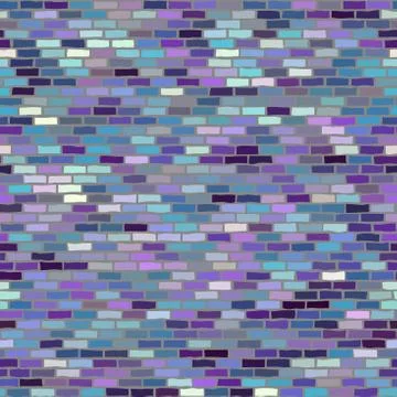 Seamless brick wall. Vector graphic illustration pattern. Stock Illustration