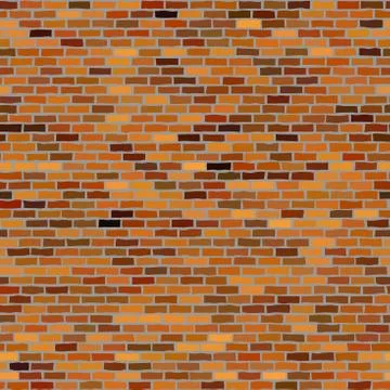 Seamless brick wall. Vector graphic illustration pattern. イラスト素材