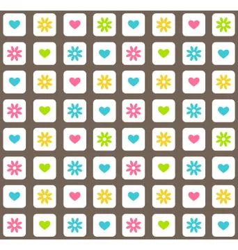 Seamless bright abstract pattern Stock Illustration