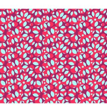 Seamless Bright Abstract Pattern Stock Illustration