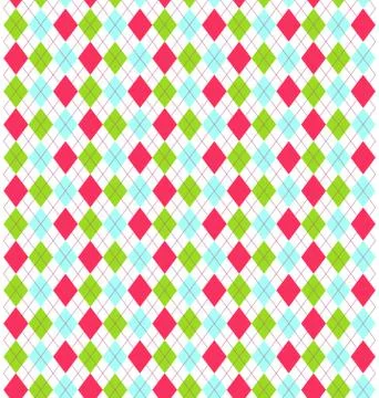 Seamless Bright Abstract Rhombus Pattern Stock Illustration