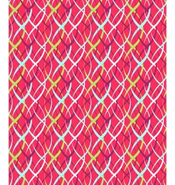 Seamless Bright Abstract Vertical Pigtail Pattern Stock Illustration