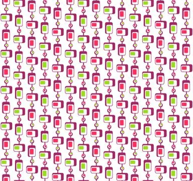 Seamless Bright Fun Abstract Pattern Stock-Illustration