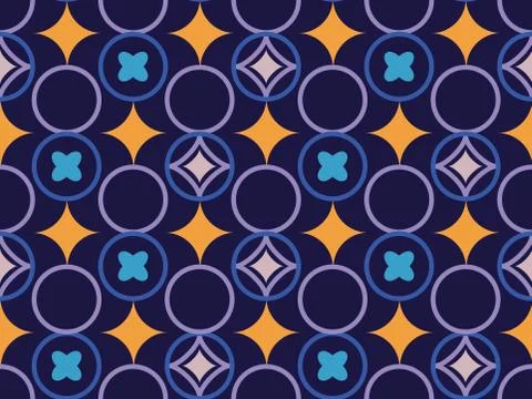 Seamless bright spring pattern with  and   pattern. Illustrazione stock