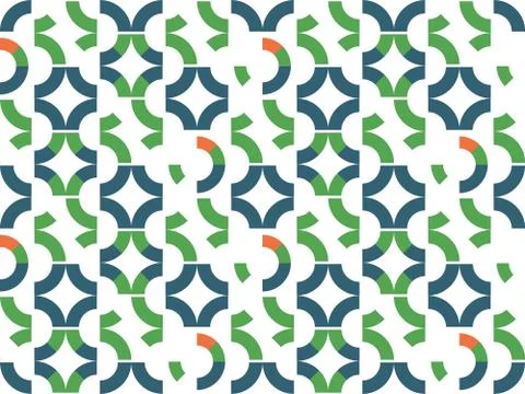 Seamless bright spring pattern with  and   series. 스톡 일러스트