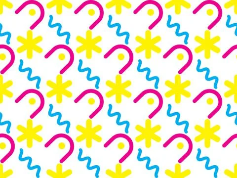 Seamless bright spring pattern with  brook and   brook. Stock Illustration