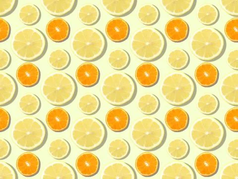 Seamless bright spring pattern with food and  freshness. 스톡 일러스트