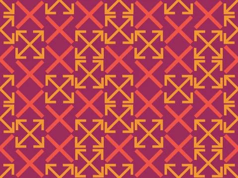 Seamless bright spring pattern with  mosaic and   pattern. 스톡 일러스트