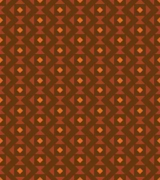Seamless bright spring pattern with  pattern and   mosaic. Illustrazione stock