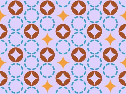 Seamless bright spring pattern with  pattern and   pattern. イラスト素材