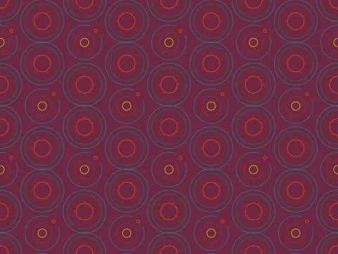 Seamless bright spring pattern with  points and   abstraction. Stock Illustration