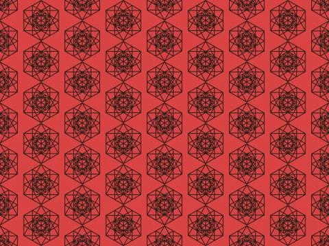 Seamless bright spring pattern with  triangle and   network. イラスト素材