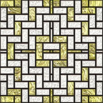 Seamless bright stained glass pattern Stockillustratie