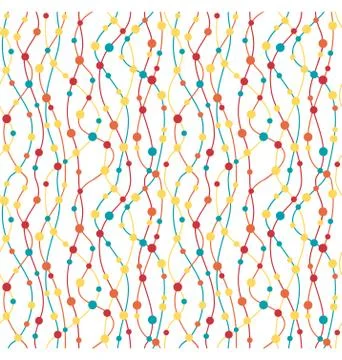 Seamless bright vertical wave abstract pattern Stock Illustration