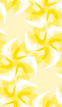 Seamless Bright Yellow Shapes Stock Illustration