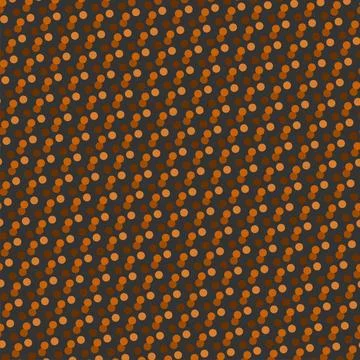 Seamless Brown Dot Tile Vector Pattern on Black Background for Wallpaper an.. Illustrazione stock