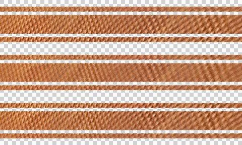 Seamless Brown Fabric Stripe Texture Isolated on White Background for Desig.. Stock Illustration