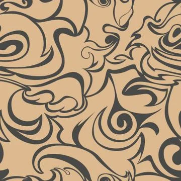 Seamless brown pattern on a dark background. Texture preparation for the wrap Stock-Illustration