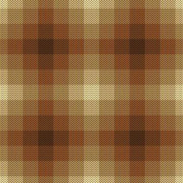 Seamless Brown Plaid Knitted Pattern with Gingham Check Texture Иллюстрация