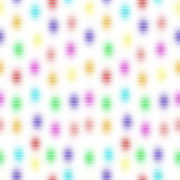 Seamless brush strokes with horizontal lines. Colorful geometric background. Illustrazione stock