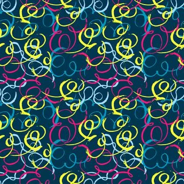 Seamless brush strokes Stock Illustration