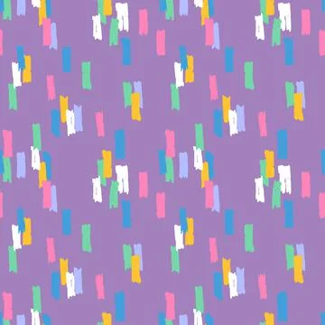 Seamless brush strokes pattern Ilustración de archivo