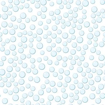 Seamless bubble pattern. Vector illustration on a white background Stock Illustration