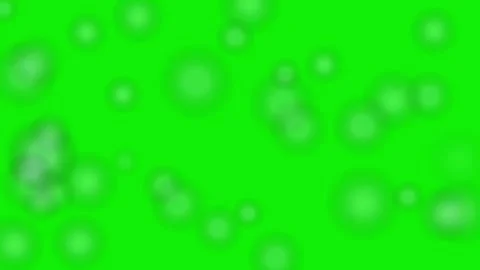 Seamless bubbles animation on chroma key green screen background featuring Stock Footage 337047463