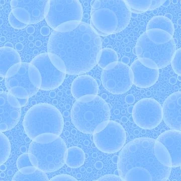 Seamless bubbles Stock Illustration