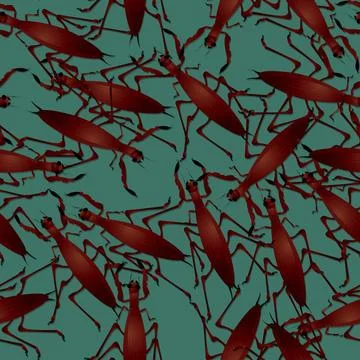 Seamless bugs Seamless pattern design with bugs Copyright: xZoonar.com/Ric... 스톡 사진