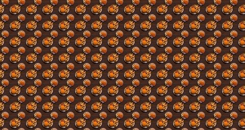 Seamless burger with fries pattern background Stock Photos