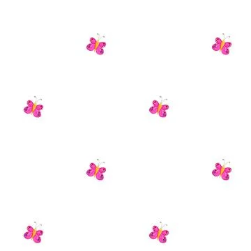 Seamless with butterflies Stock Illustration
