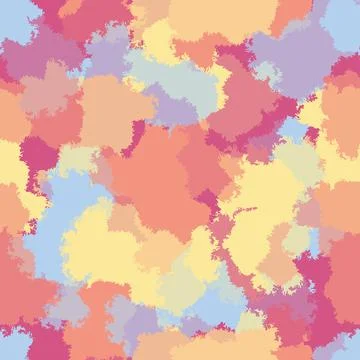 Seamless camouflage brushed pattern background , greeting card or fabric Stock Illustration