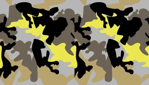 Seamless camouflage pattern background vector. Fashion clothing style masking Stock Illustration