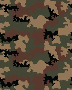 Seamless  camouflage pattern Stock Illustration
