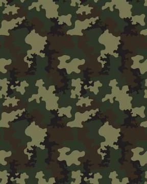 Seamless  camouflage pattern Stock Illustration