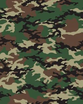 Seamless  camouflage pattern Stock Illustration