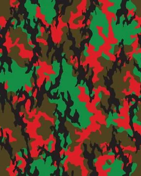 Seamless  camouflage pattern Stock Illustration
