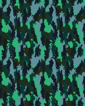 Seamless  camouflage pattern Stock Illustration