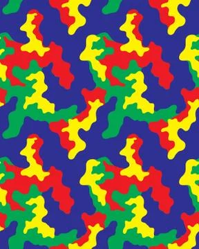 Seamless camouflage pattern Stock Illustration