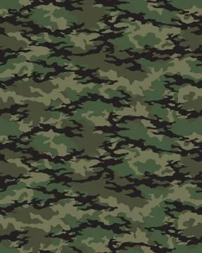Seamless camouflage pattern Stock Illustration